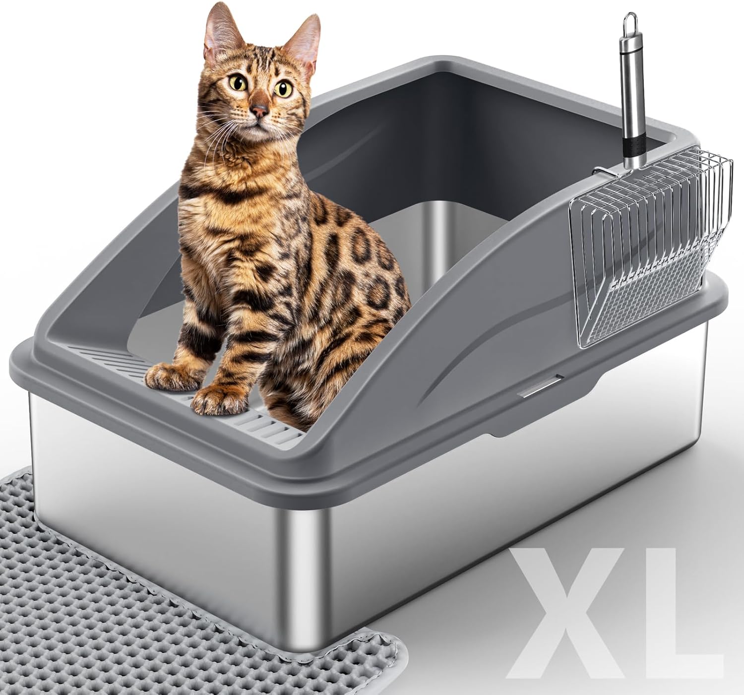 Stainless Steel Cat Litter Box