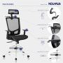 Nouhaus ErgoDraft Ergonomic Drafting Office Chair