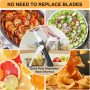 JINSHOME Safe Mandoline Slicer, Potato Vegetable Onion Slice, Julienne + Dicer for Vegetables, Kitchen Meal Prep & More - Gray - Image 3